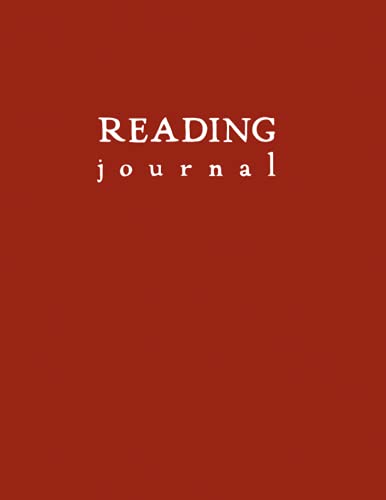 Reading Journal: Red Softcover Book Tracker by schoolnest - 3240