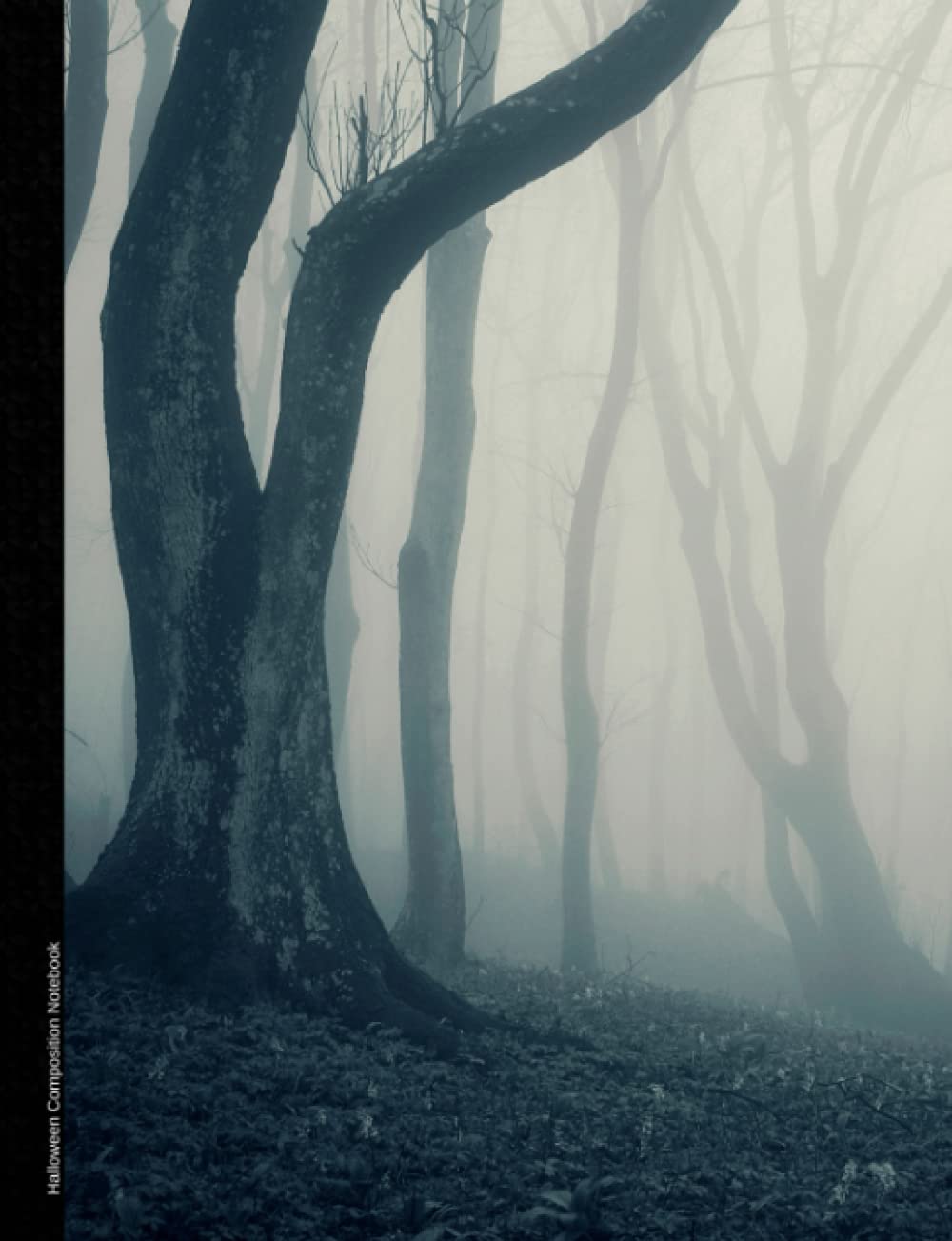 Halloween Composition Notebook: 135 Pages | College Ruled Composition Journal Notebook | 7.44 x 9.69 in. | Foggy Woods (Halloween Notebooks)