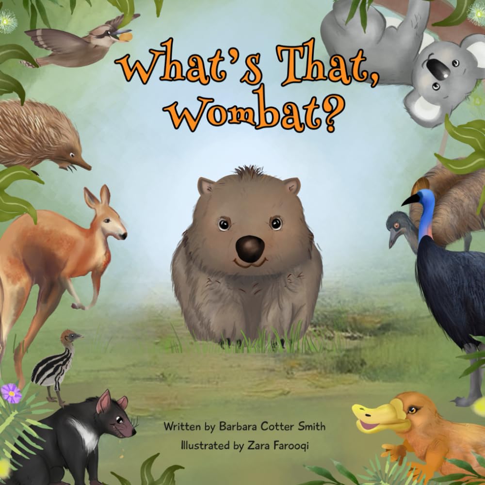 What’s That Wombat?: A Funny Rhyming, Read Aloud Picture Book for Kids ages 0-5 (Animals of the World) - 2716