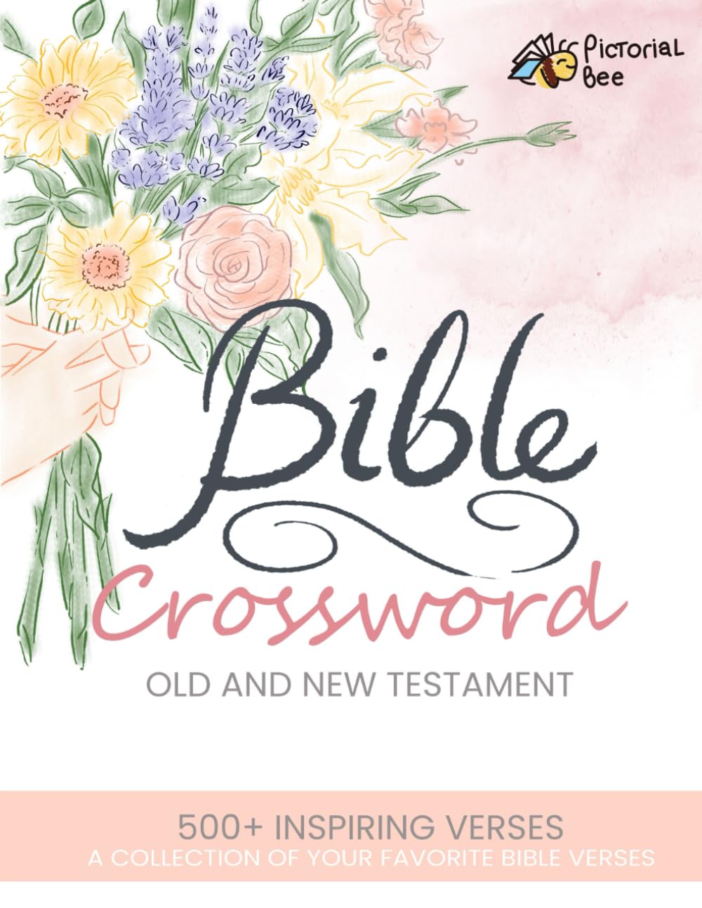 Bible Crossword Puzzle Large Print For Adults: 500+ Religious Biblical Verses To Inspire Your Christian Soul - 8984