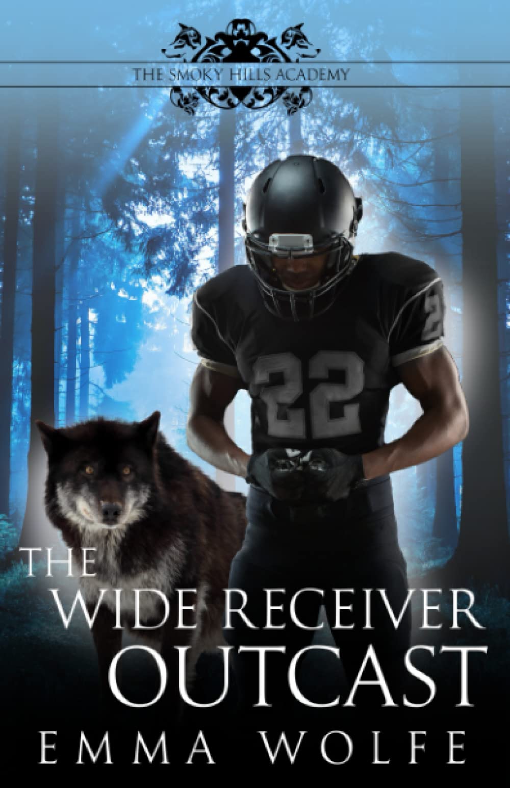 The Wide Receiver Outcast: A Sweet YA Paranormal Romance (The Smoky Hills Academy)