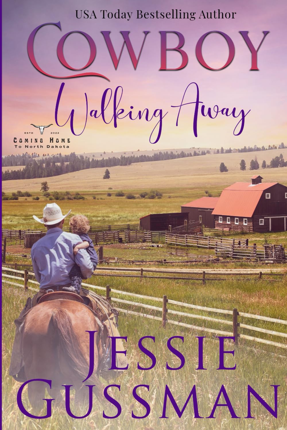 Cowboy Walking Away (Coming Home to North Dakota) - 4815