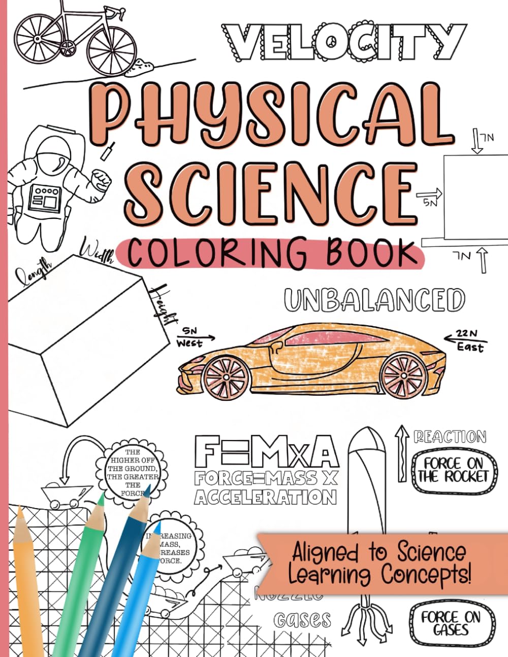 Physical Science Coloring Book - 685