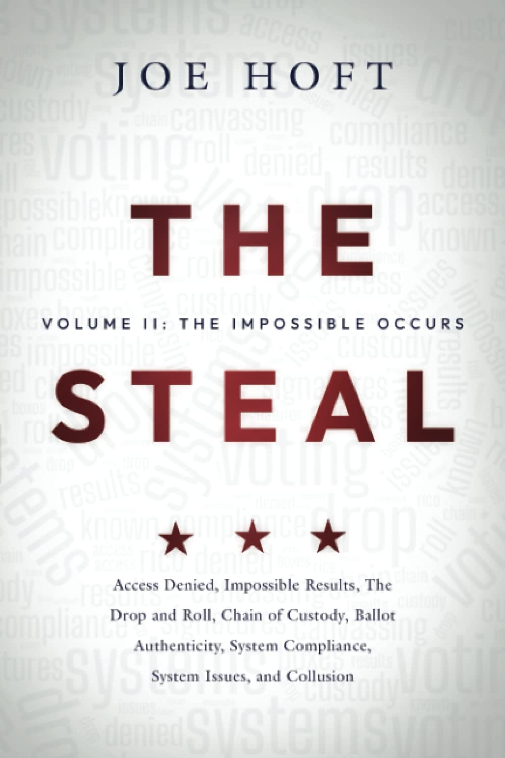 The Steal - Volume II: The Impossible Occurs: Access Denied, Impossible Results, The Drop and Roll, Chain of Custody, Authenticity, System Compliance, System Issues, and Collusion