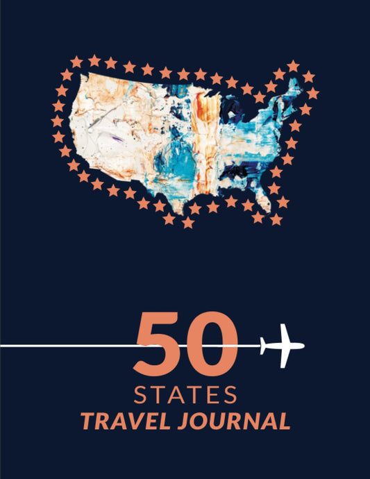 50 States Travel Journal: Full guide to record your travels around 50 states of the USA, Write and keep your memories in just 3 minutes with a ... newlyweds, teens, and travel lovers. - 8187