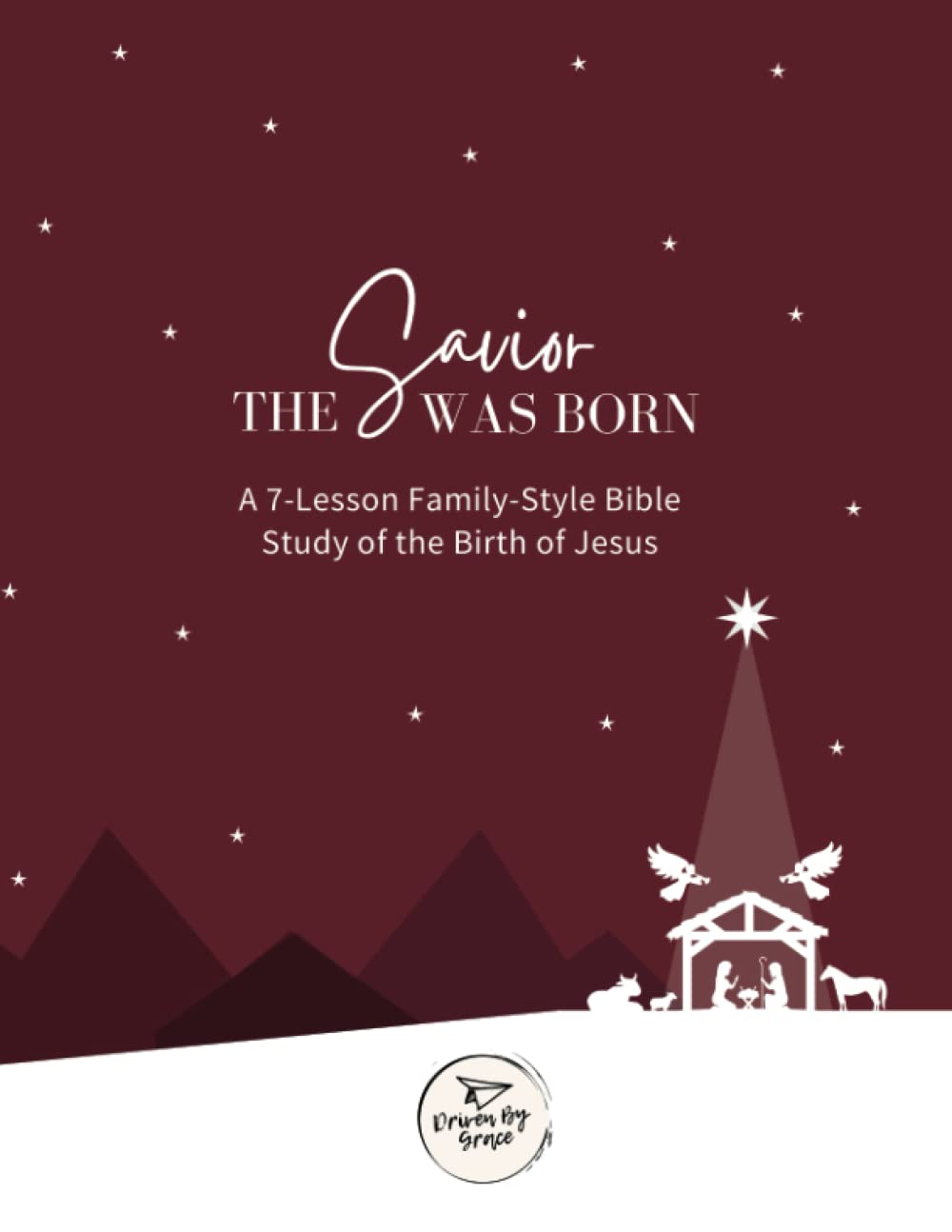 The Savior Was Born: A 7-Lesson Family-Style Bible Study of the Birth of Jesus - 3454