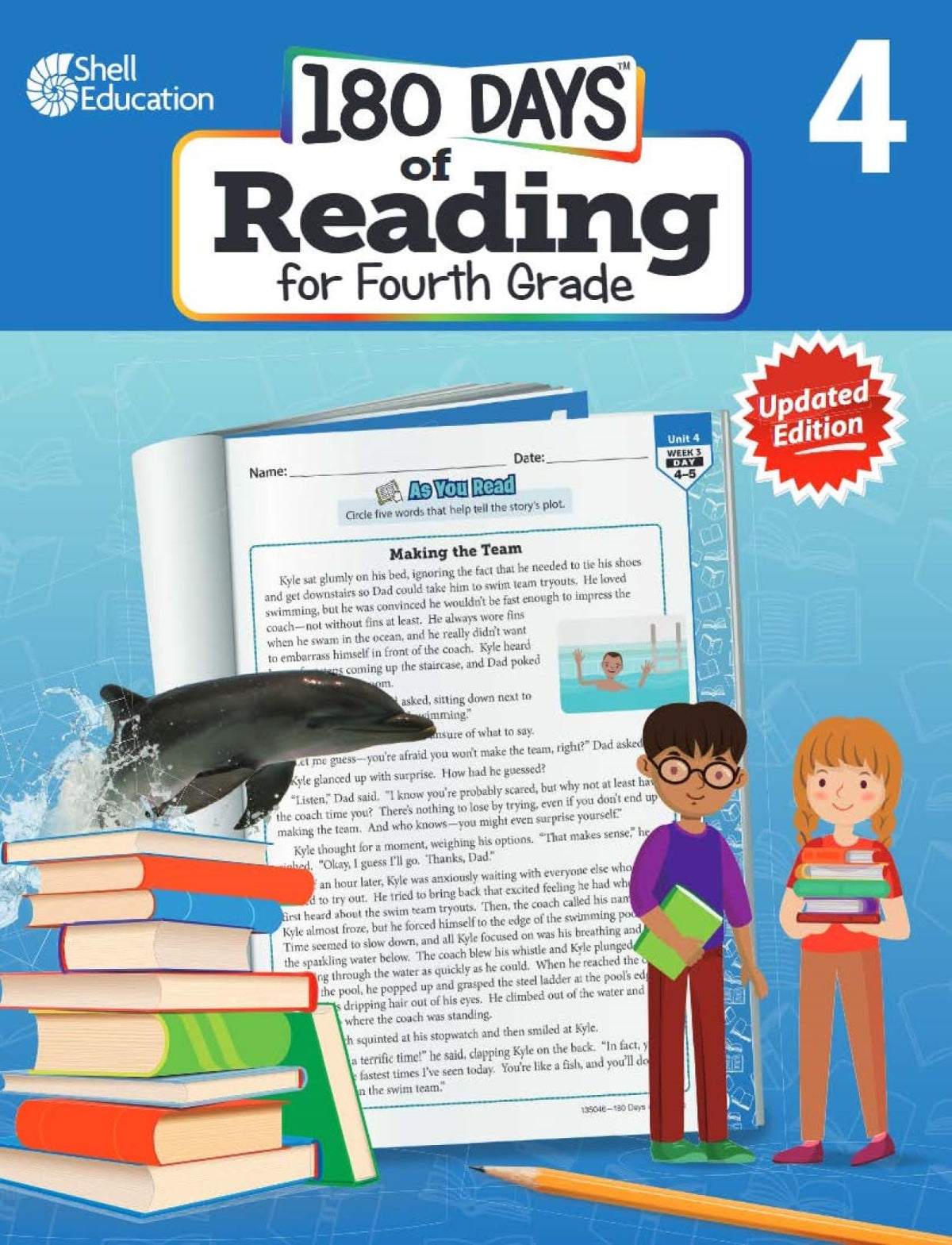 180 Days®: Reading for Fourth Grade, 2nd Edition: Practice, Assess, Diagnose