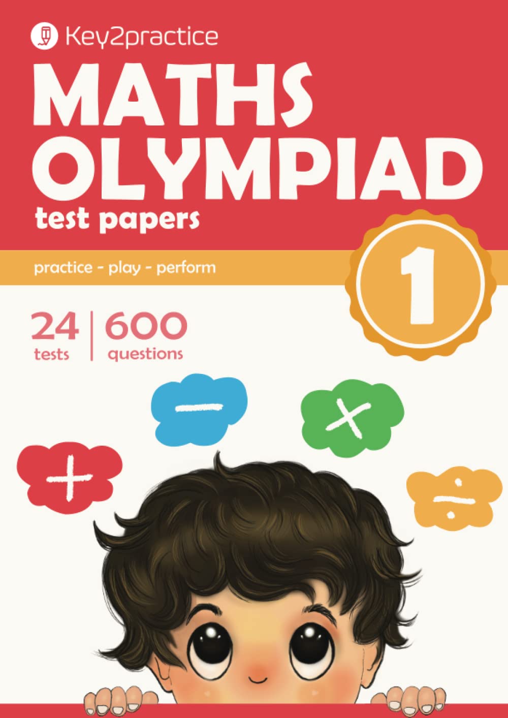 Key2practice Class 1 - Olympiad Maths Test Papers ( Activity Based Worksheets): Grade 1 - Olympiad Maths Test Papers - 3980