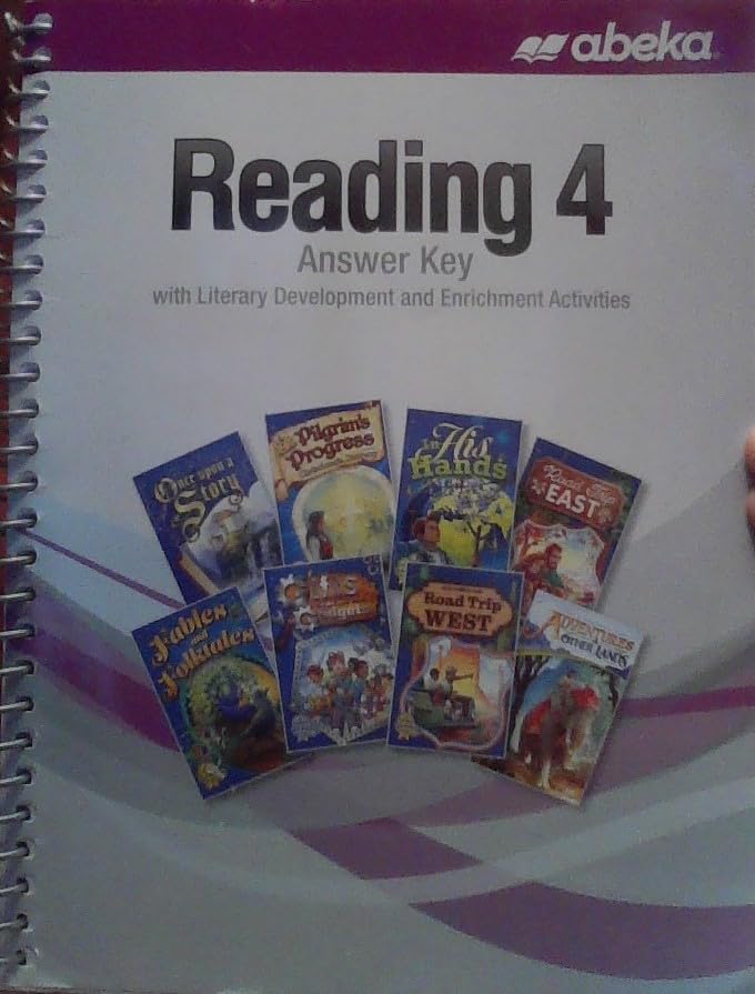 Abeka Reading 4 Answer Key with Literary Development and Enrichment Activities