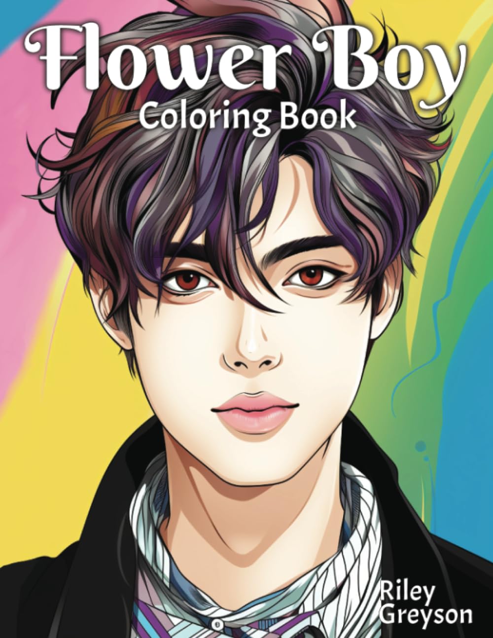 Flower Boys Coloring Book: Shades of K-Pop: Color Your Love for Music and Idols - 666