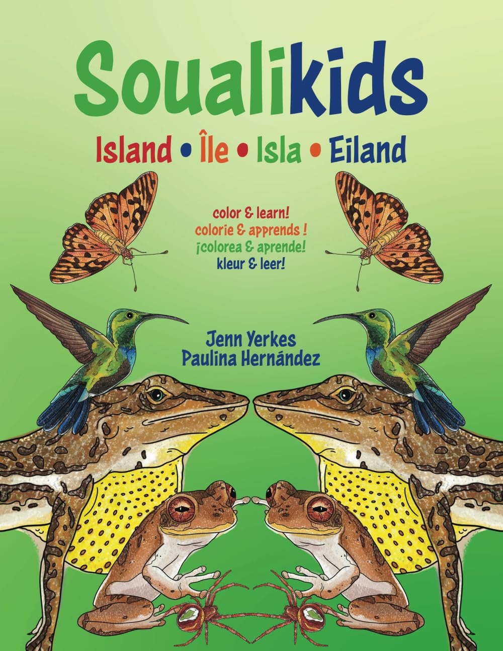 Soualikids: Island • Île • Isla • Eiland: Coloring Book - 9071
