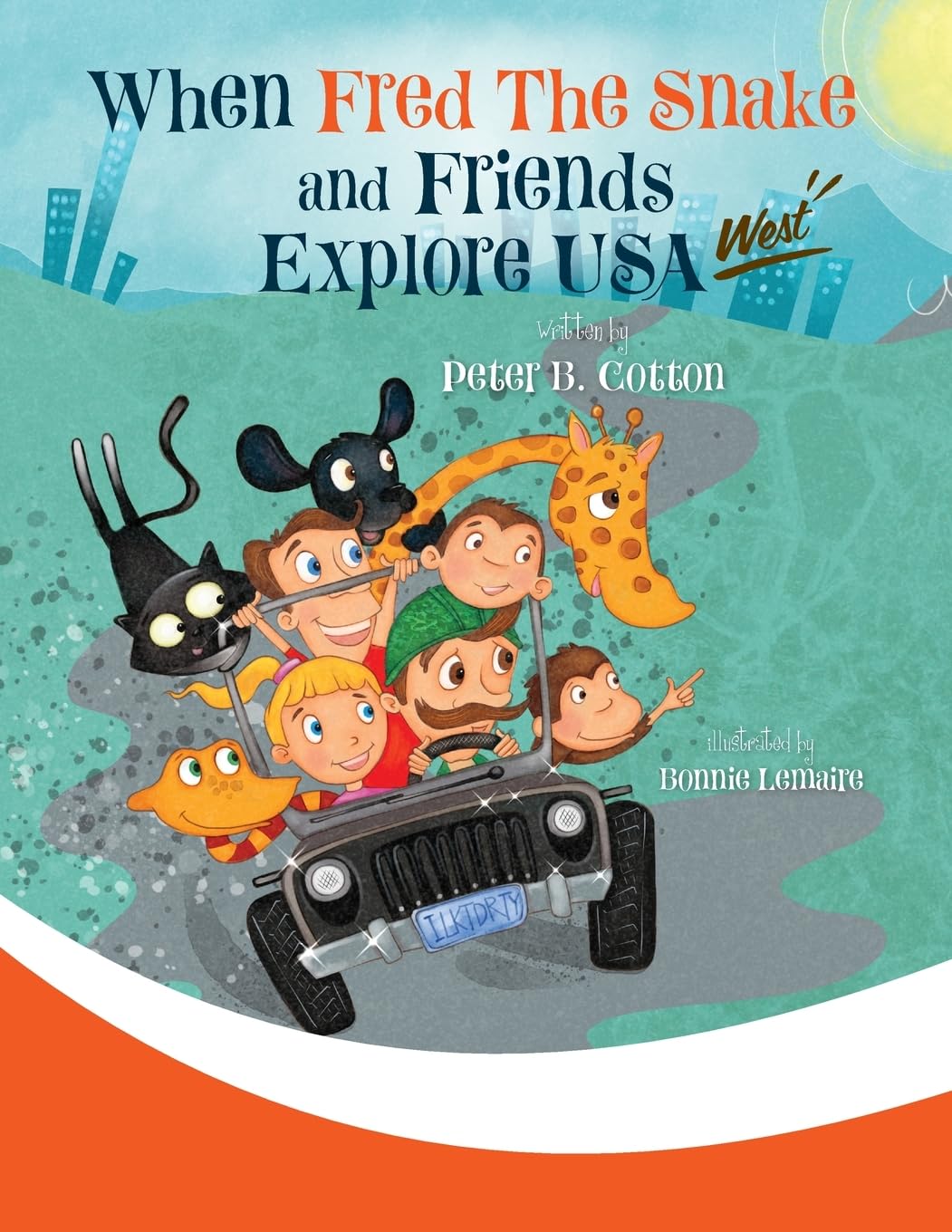 When Fred the Snake and Friends explore USA-West (Fred the Snake Series)