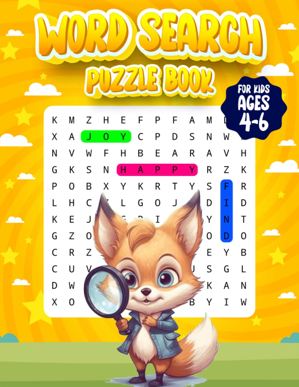 Word Search for Kids Ages 4-6: 100 Entertaining and Educational Word Search Puzzles - 7838