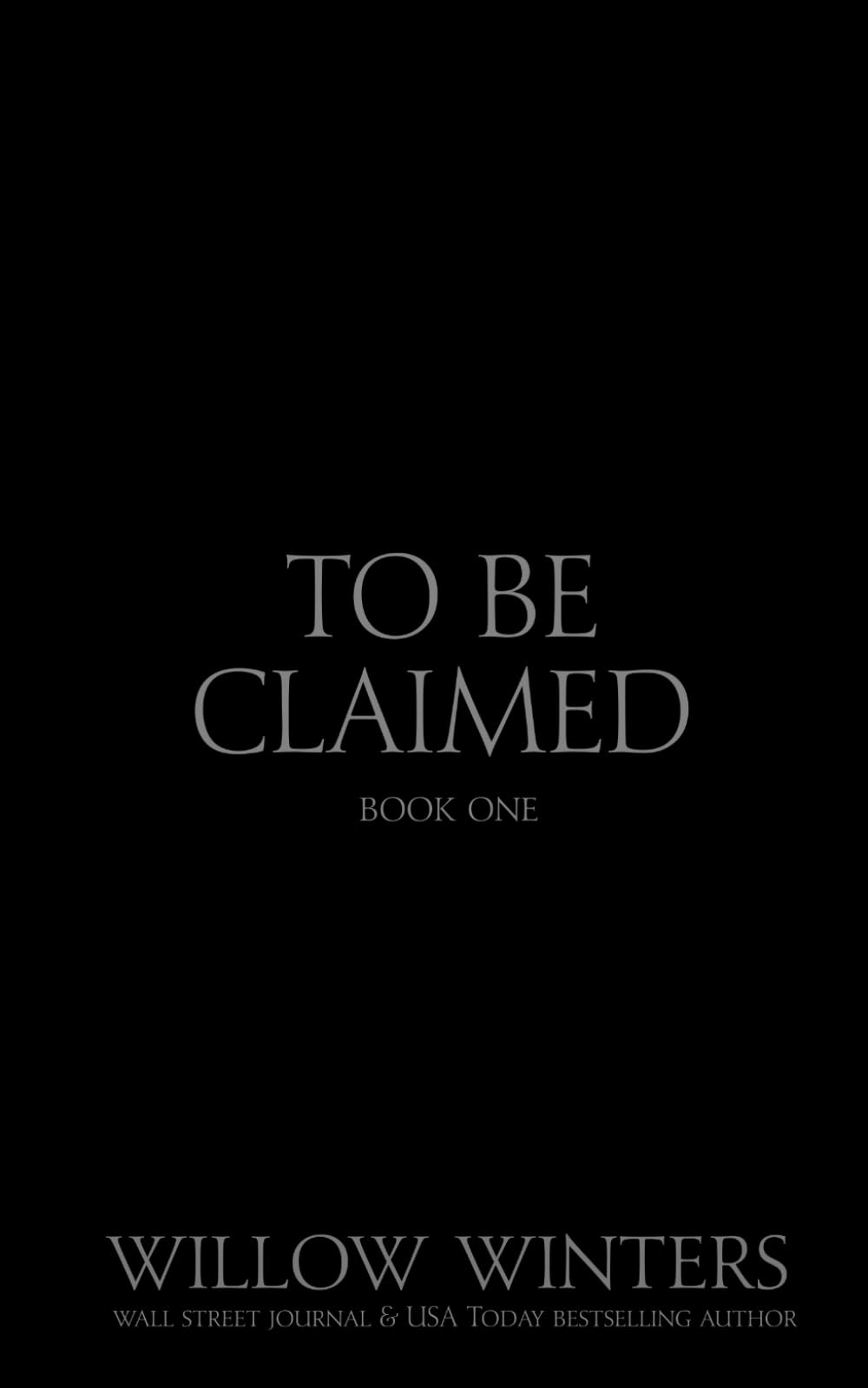 To Be Claimed Wounded Kiss: Black Mask Edition (Black Mask Editions)