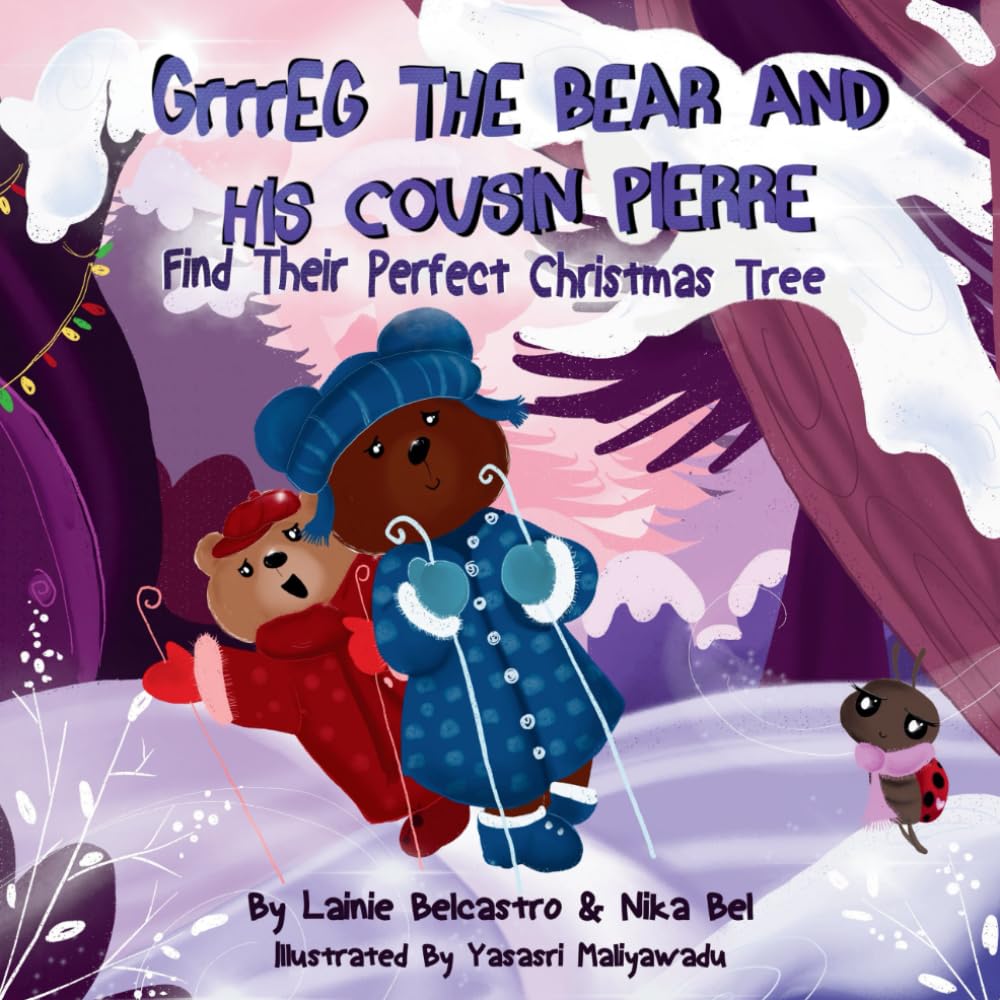 Grrreg the Bear and His Cousin Pierre: Find Their Perfect Christmas Tree