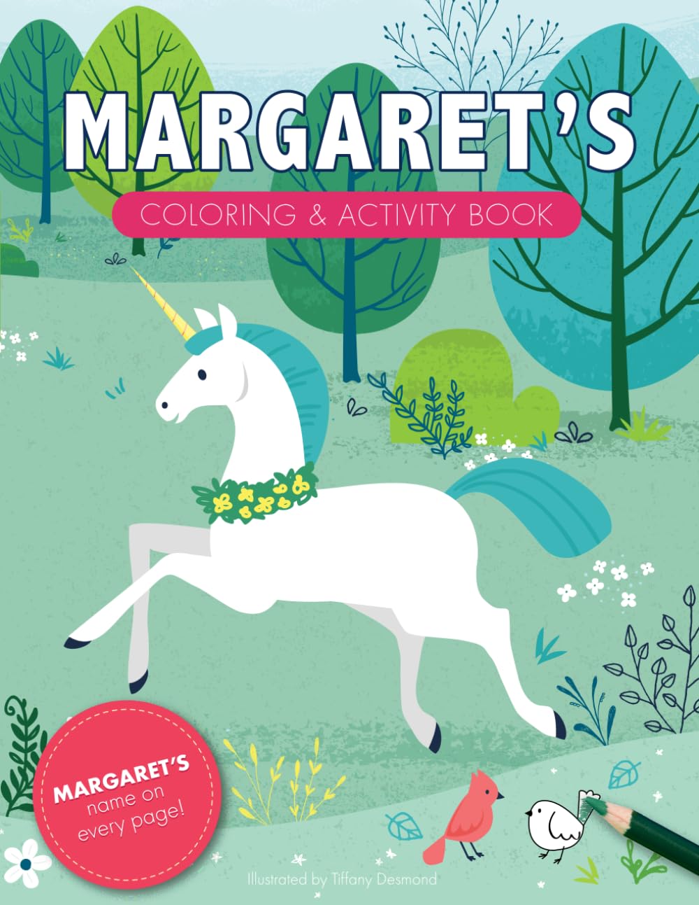 Margaret's Coloring & Activity Book: A Personalized Coloring Book With Margaret's Name On Every Page