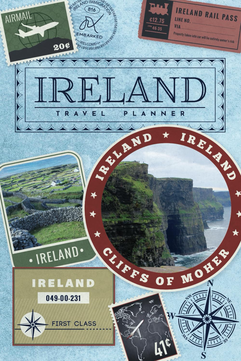 Ireland Travel Planner and Journal with Prompts, Perfect for Preparing for Your Vacation and Writing About Your Experiences: Also Great for Study Abroad Students! - 5640