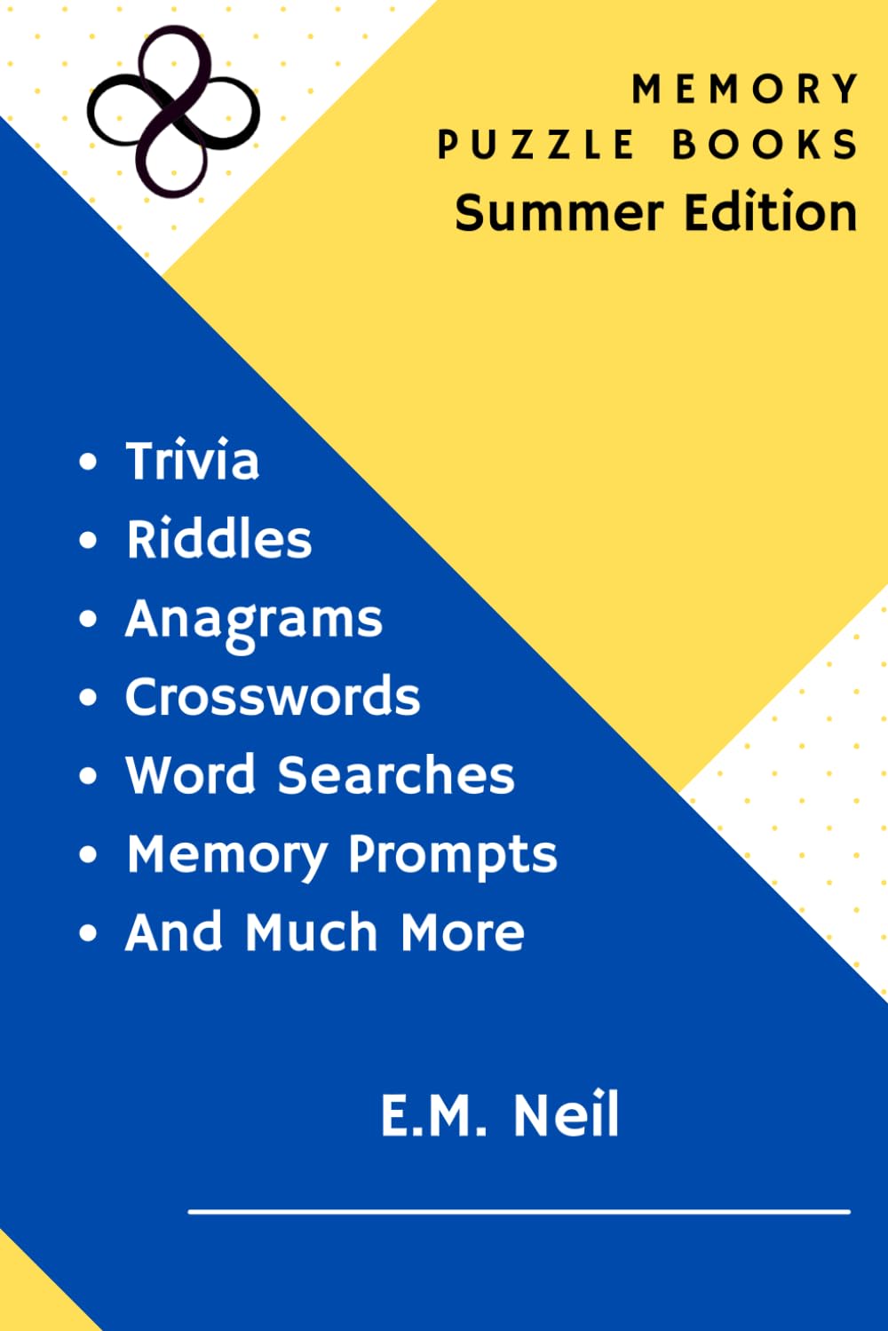Memory Puzzle Book: Summer Edition: Crosswords, Word Search, Logic Puzzles & More for Mindful Fun