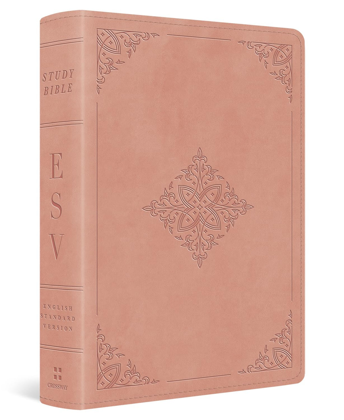 ESV Study Bible, Personal Size (TruTone, Pink, Fleur-de-lis Design): Holy Bible, English Standard Version