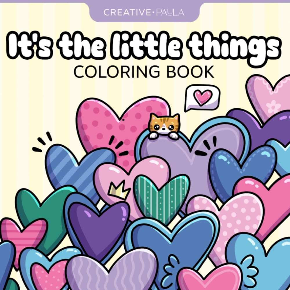 It’s the Little Things: Easy and Bold Coloring Book (Simple and Fun Coloring Books)