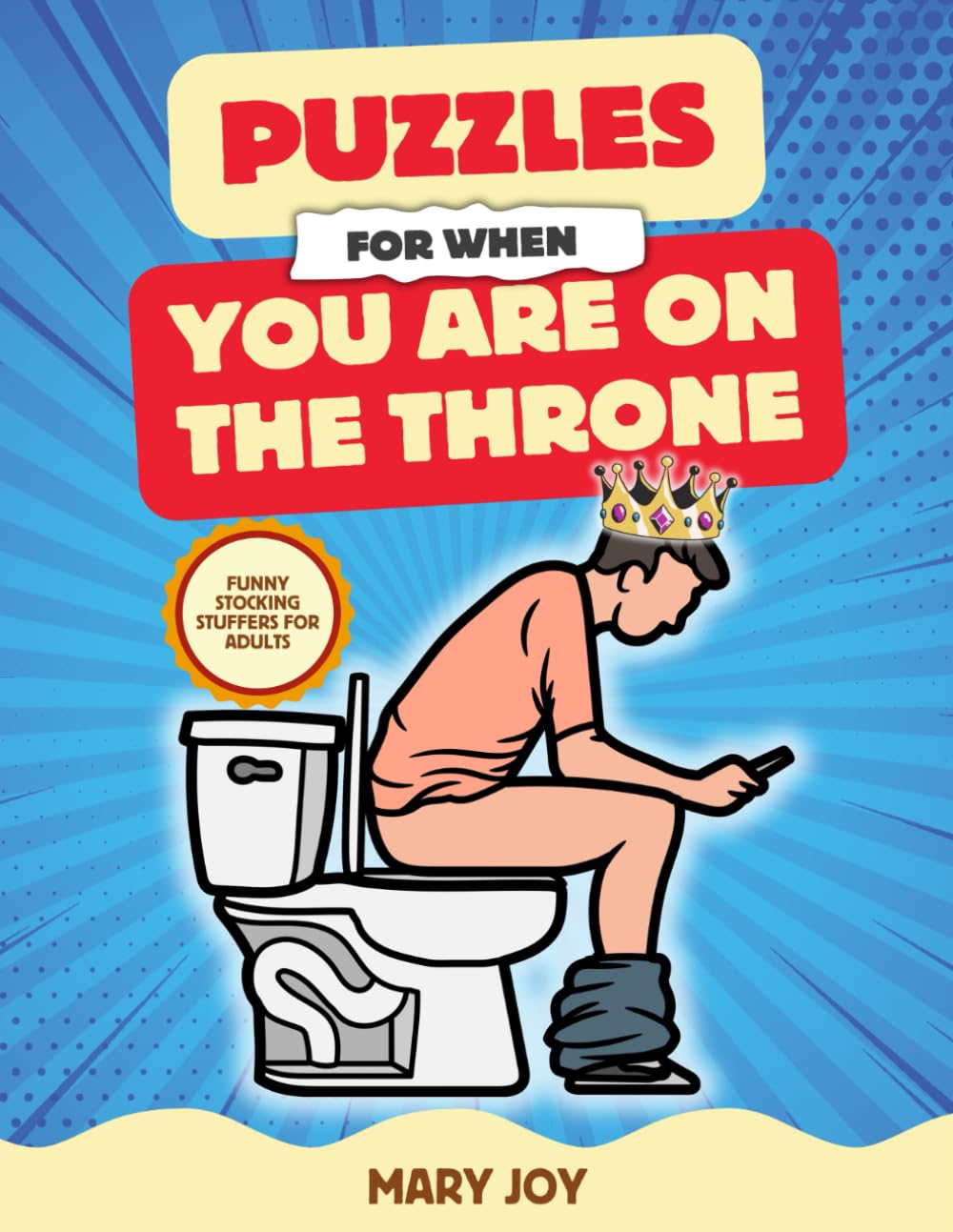 Funny Stocking Stuffers for Adults - Puzzles for When You're on the Throne: Over 150 Riddles and Brain Teasers to Solve on the Toilet | A Silly and Fun Secret Santa Gift for Coworkers and Friends - 7200