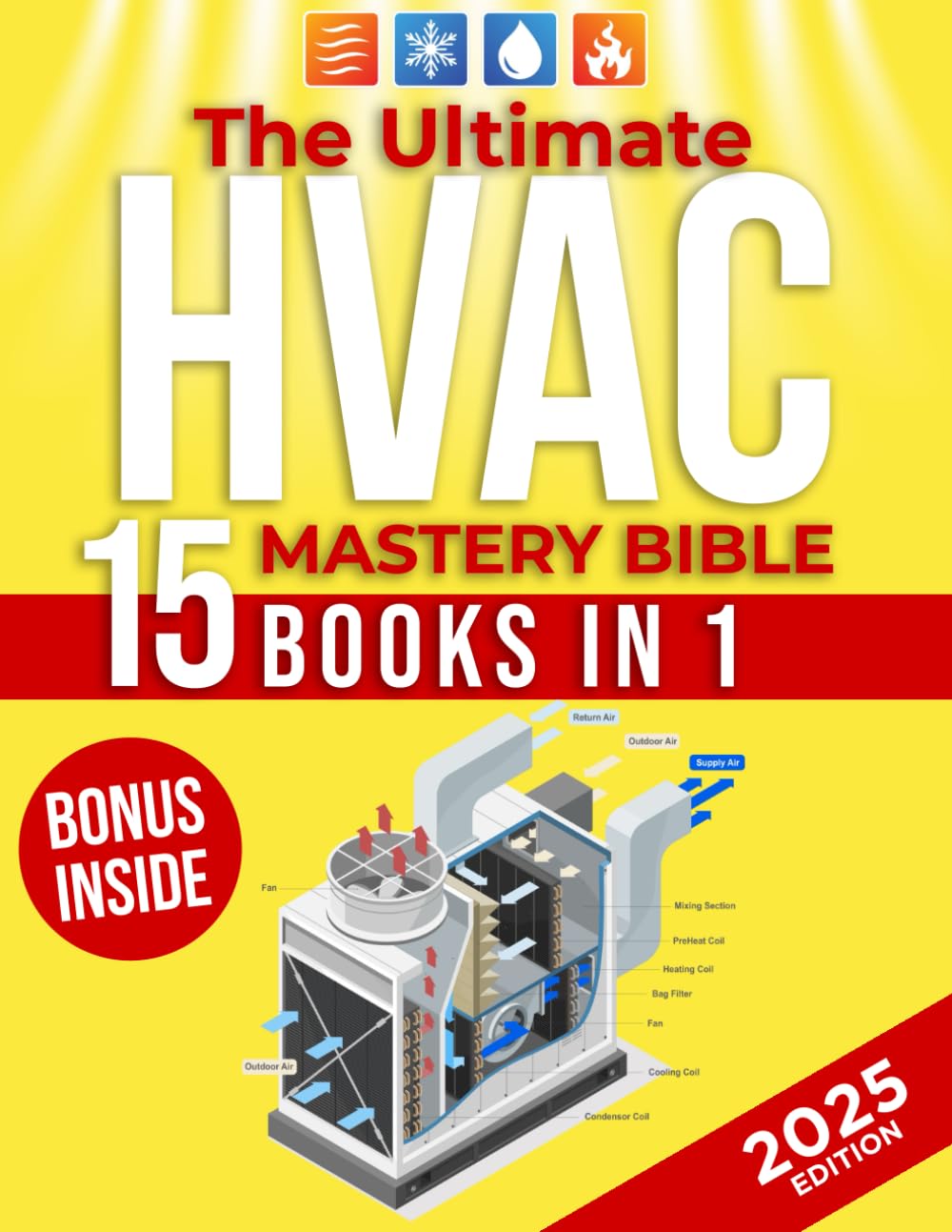 THE ULTIMATE HVAC MASTERY BIBLE: A Complete Step-by-Step Guide To HVAC Installation, Troubleshooting, And Maintenance For Residential & Commercial System| Expert Tips For Efficiency And Longevity