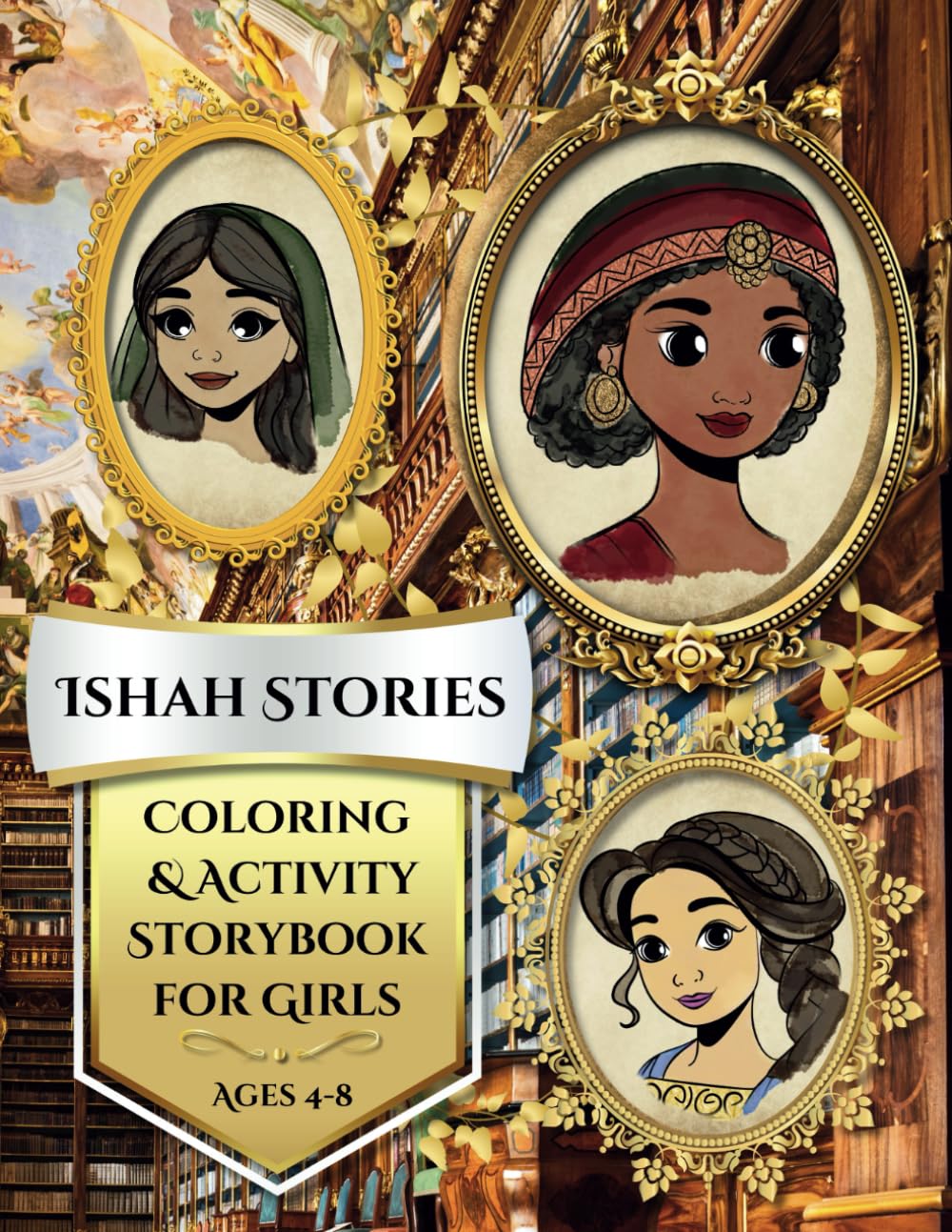 Ishah Stories: Coloring & Activity Storybook for Girls - 9078