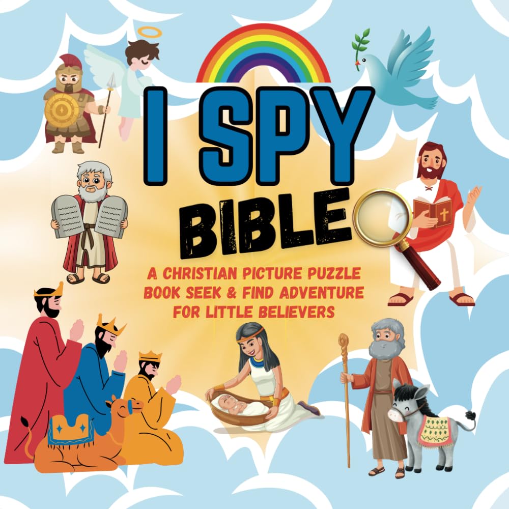 I SPY BIBLE: A Christian Picture Puzzle Book Seek & Find Adventure for Little Believers (I Spy Books for Kids) - 2540