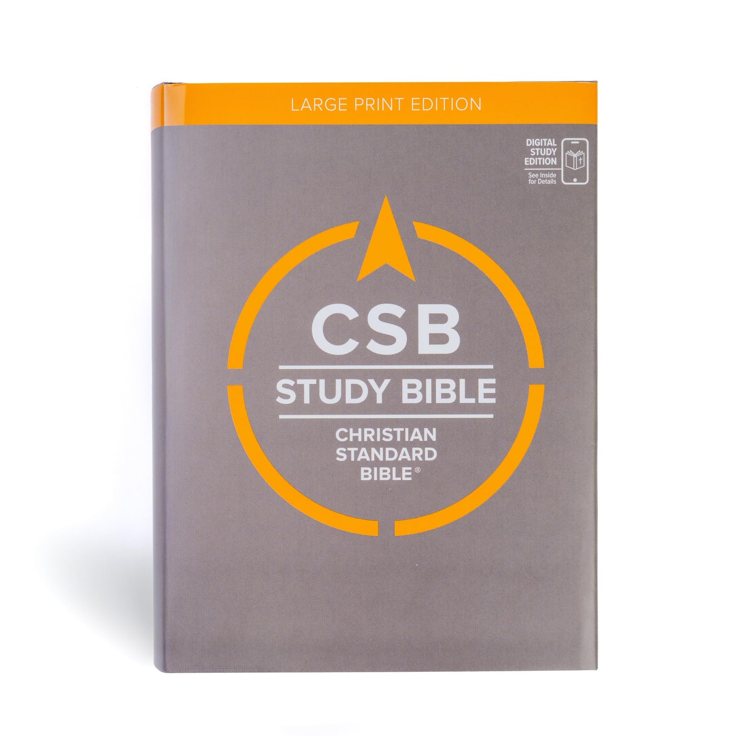 CSB Study Bible, Large Print, Digital Study Edition, Hardcover, Red Letter, Study Notes, Articles, Word Studies, Illustrations, Outlines, Timelines, Easy-to-Read Bible Serif Type