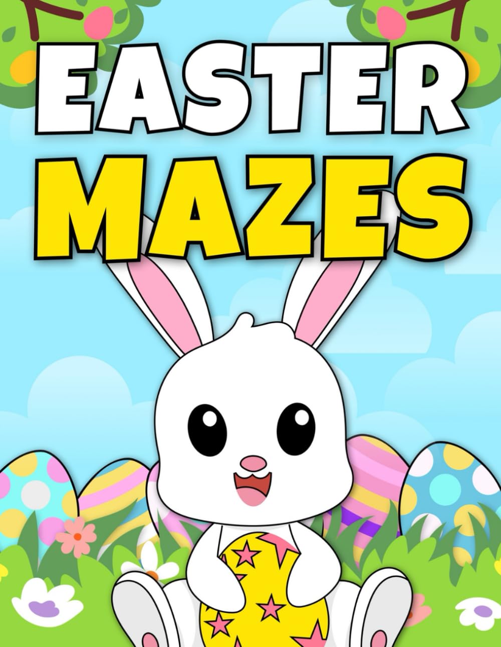 Easter Basket Stuffers: Easter Mazes Book for Kids: Fun Easter Puzzles for Boys and Girls - 9425