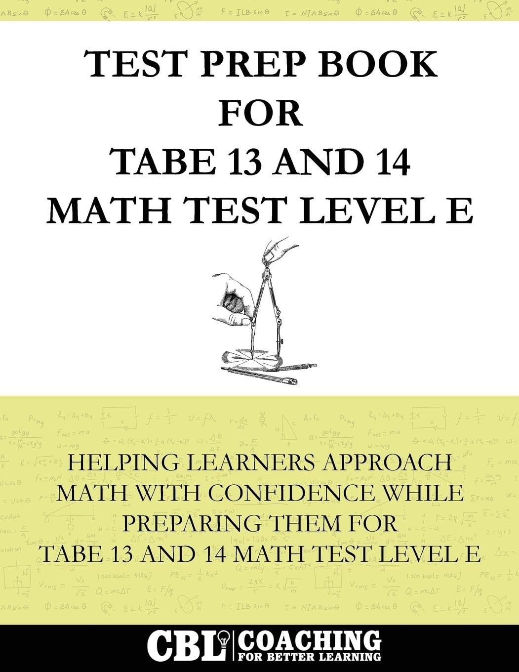 Test Prep Book for TABE 13 and 14 Math Test Level E
