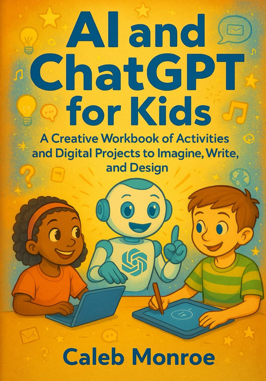 AI and ChatGPT for Kids: A Creative Workbook of Activities and Digital Projects to Imagine, Write, Design, and Sell