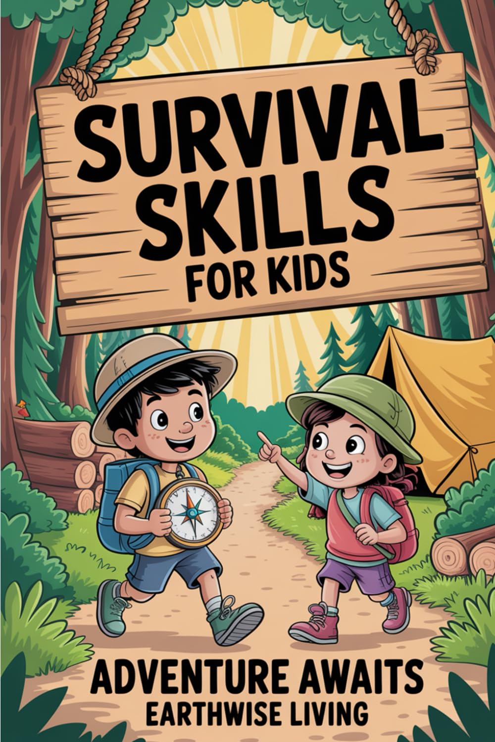 Survival Skills for Kids: How to Build a Shelter, Purify Water, Navigate with a Compass, Start a Fire, and Stay Calm in Emergencies - Outdoor Skills Every Kid Must Know to Stay Safe and Self-Reliant