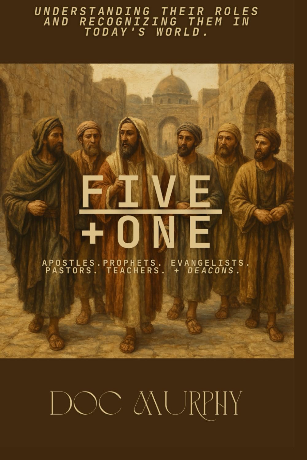 Five Plus One: apostles. prophets. evangelists. pastors. teachers. plus deacons.