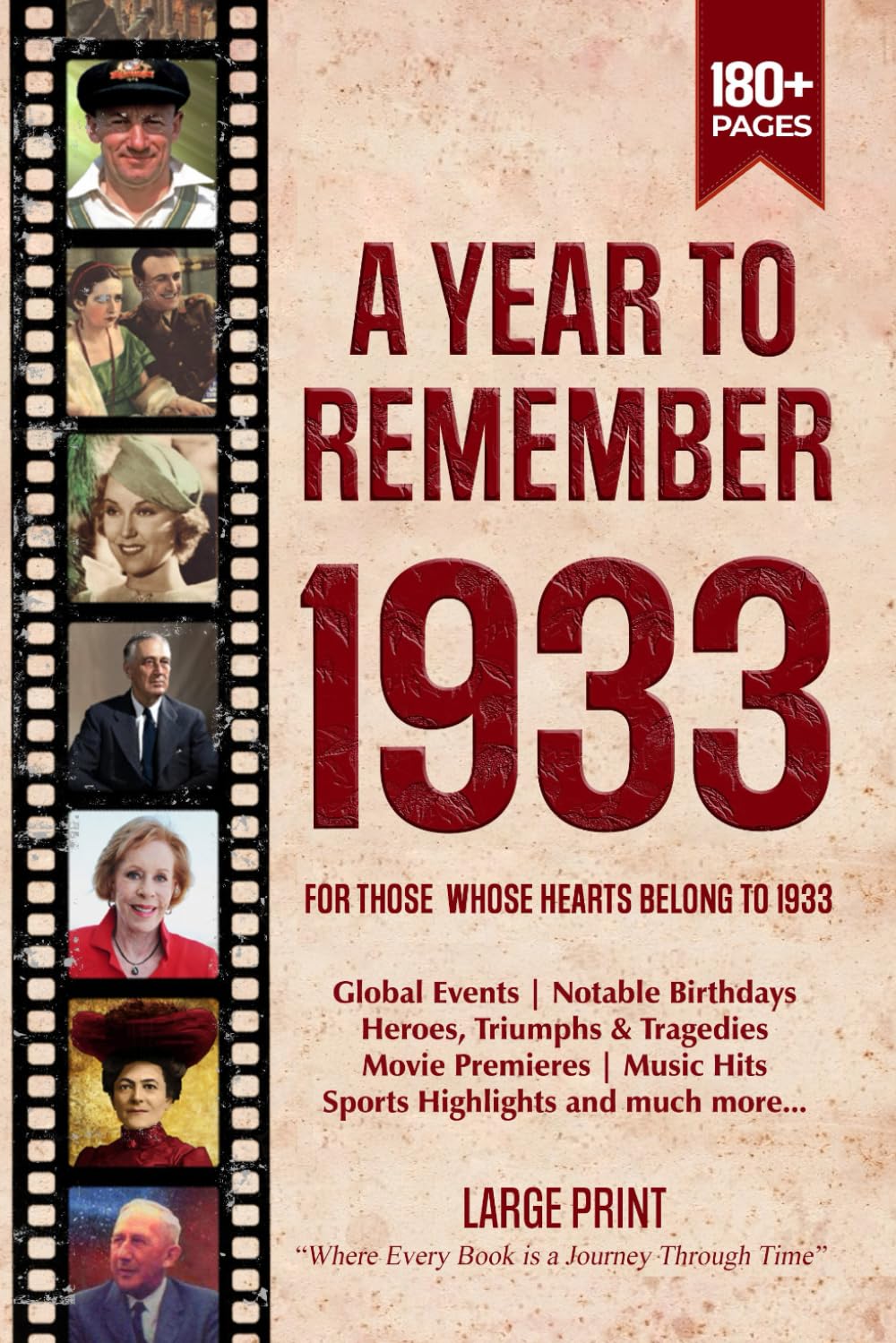 A Year To Remember 1933 History Book: A Nostalgic Tribute for the Radio Babies with Heartfelt Memories of 1933 – An Ideal Gift for Birthdays, Anniversaries, and Special Occasions - 4560