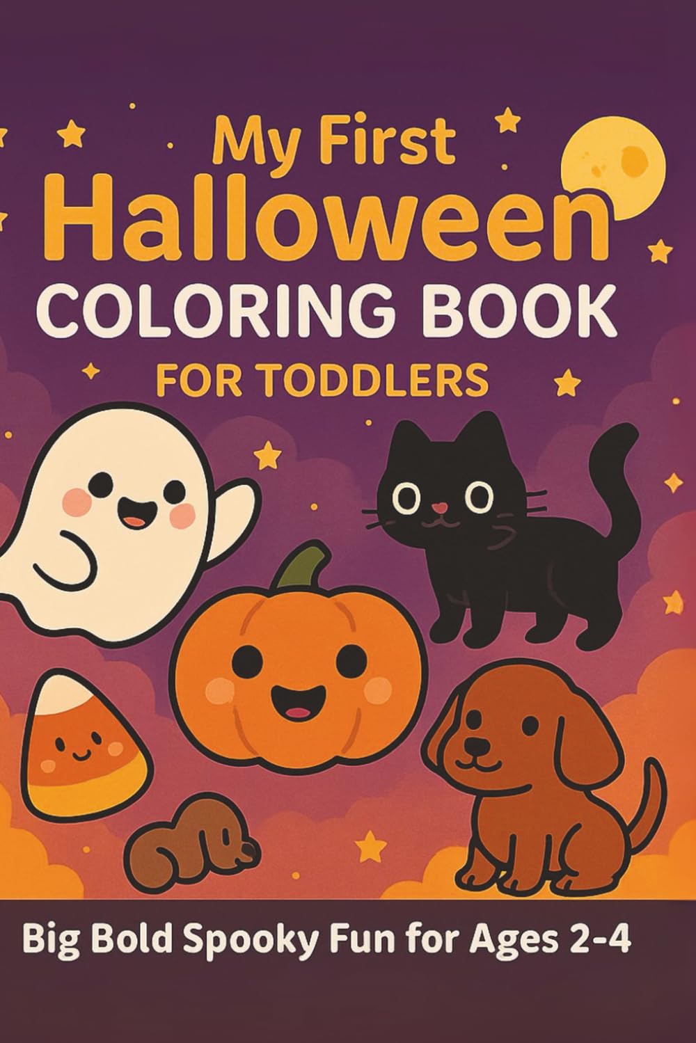 My First Halloween Coloring Book for Toddlers: Big Bold Spooky Fun for Ages 2–4