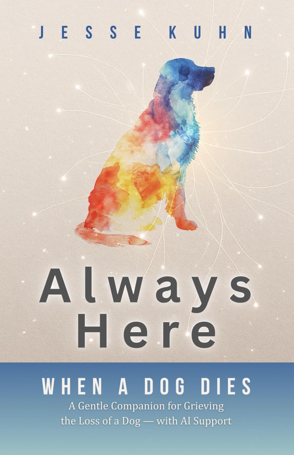 Always Here — When a Dog Dies: A Gentle Companion for Grieving the Loss of a Dog — with AI Support