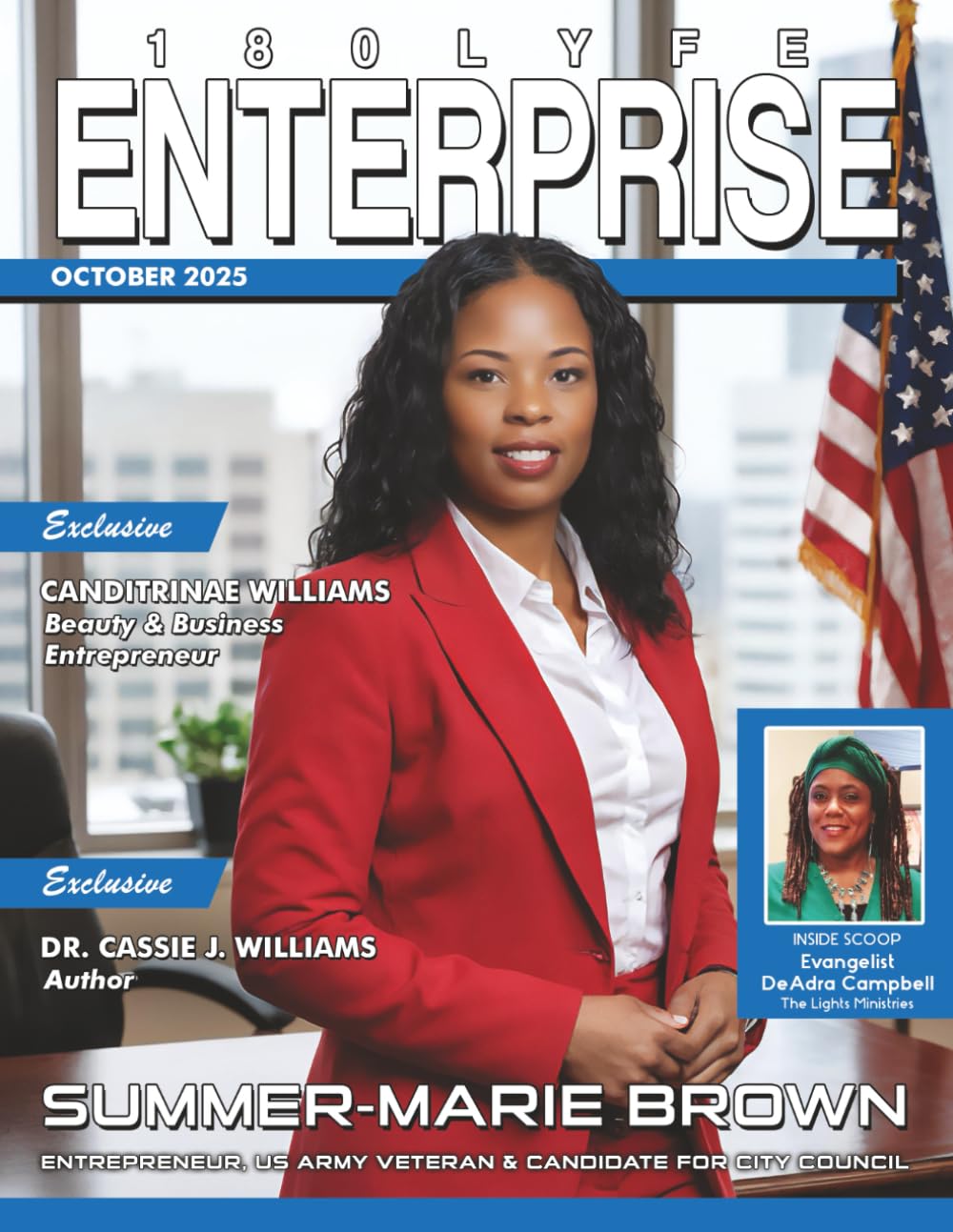 180Lyfe Enterprise Magazine - Summer - Marie Brown- October 2025