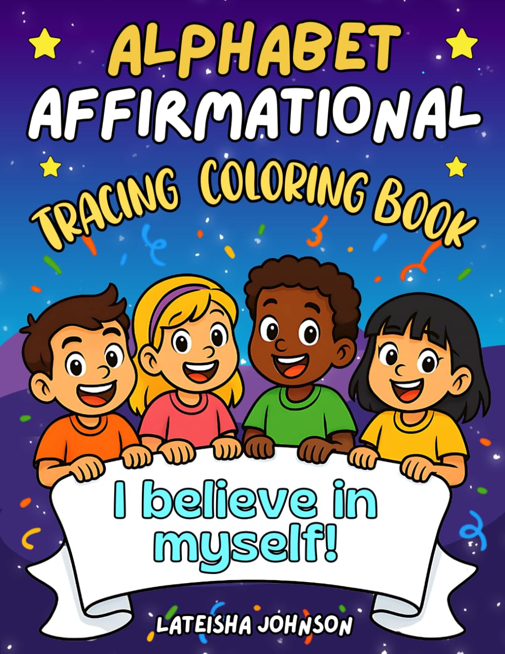 Alphabet Affirmational Tracing Coloring Book
