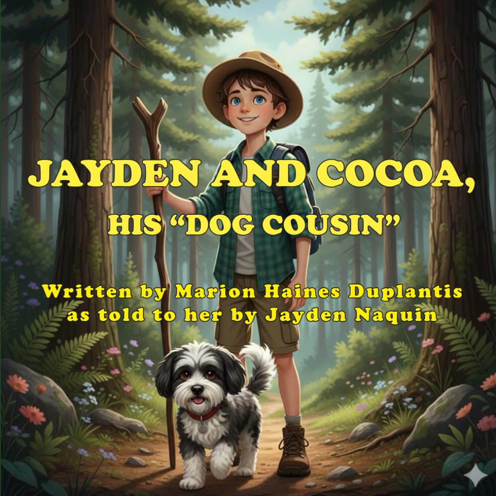 Jayden and Cocoa, "His Dog Cousin"