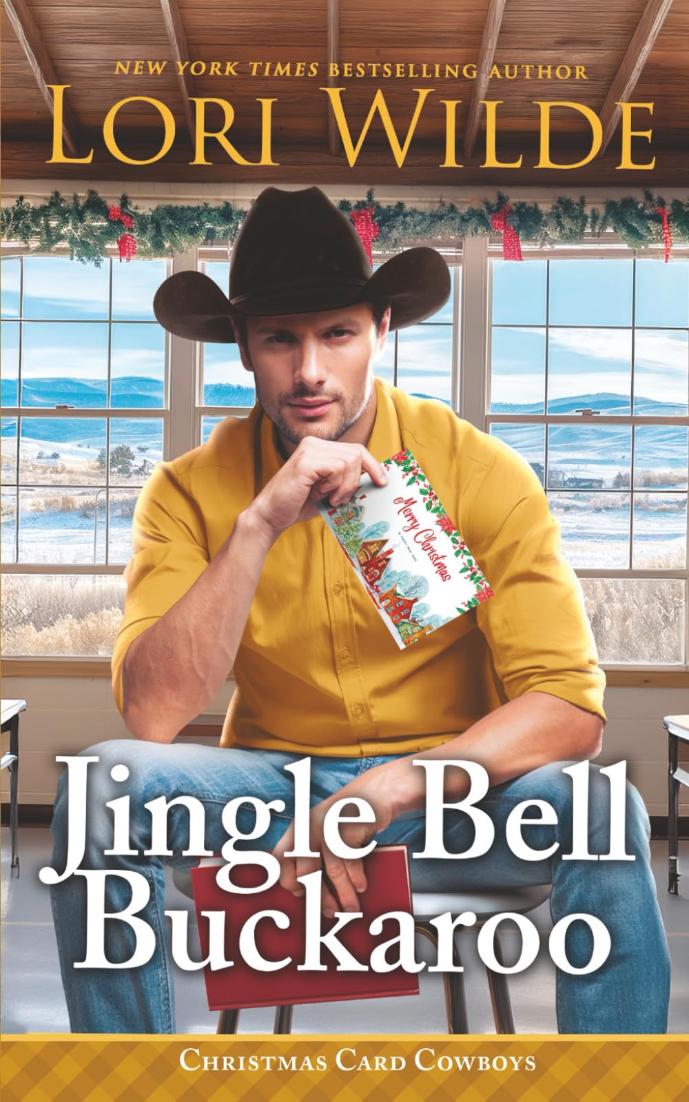Jingle Bell Buckaroo: A Heartwarming Small Town Christmas/Western/Time Travel Romance (Christmas Card Cowboys)