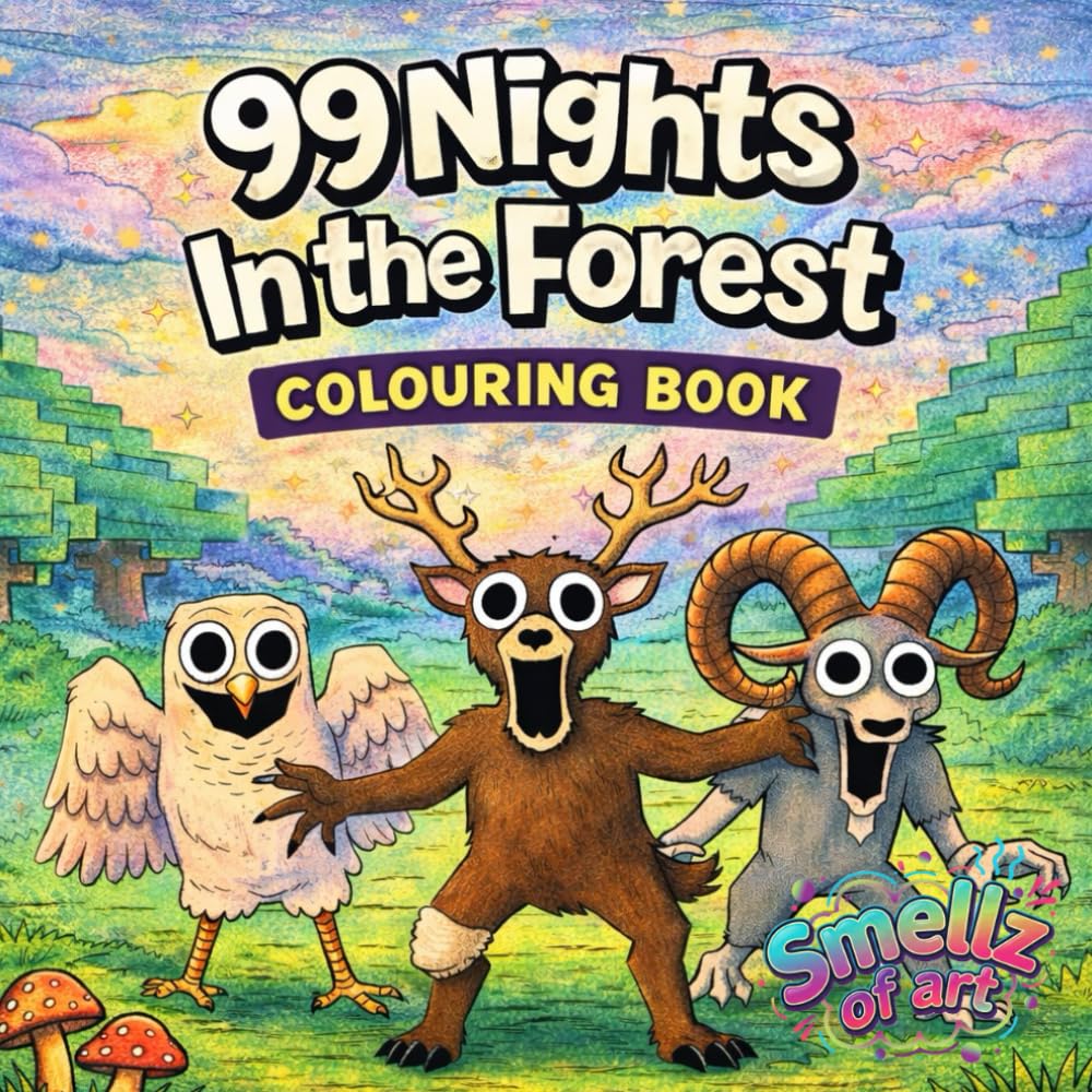 99 Nights In The Forest Colouring Book: 100% Unofficial