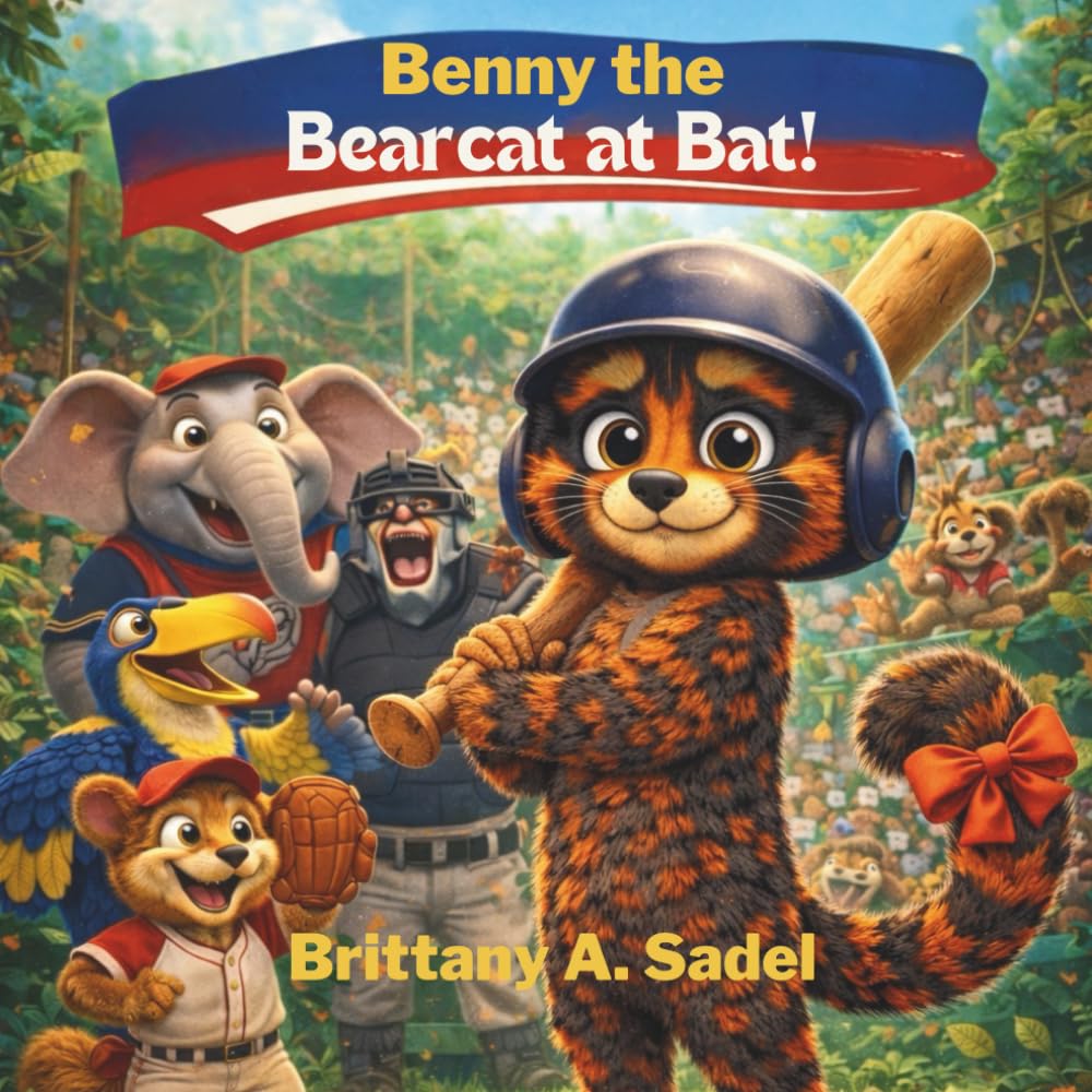 Benny The Bearcat At Bat
