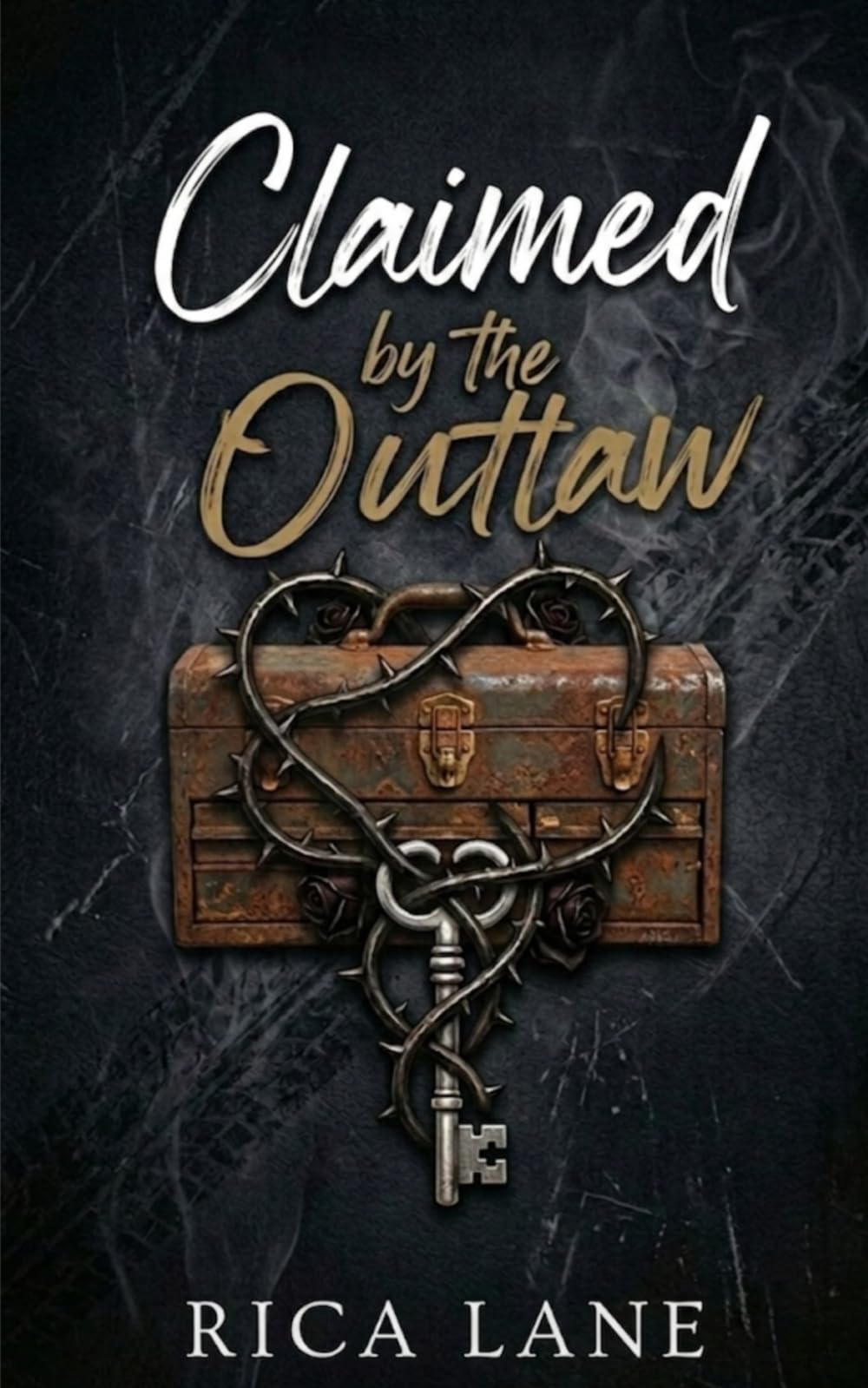 Claimed by the Outlaw: A Grumpy-Sunshine Primal Motorcycle Club Romance (Broken Halos Motorcycle Club)