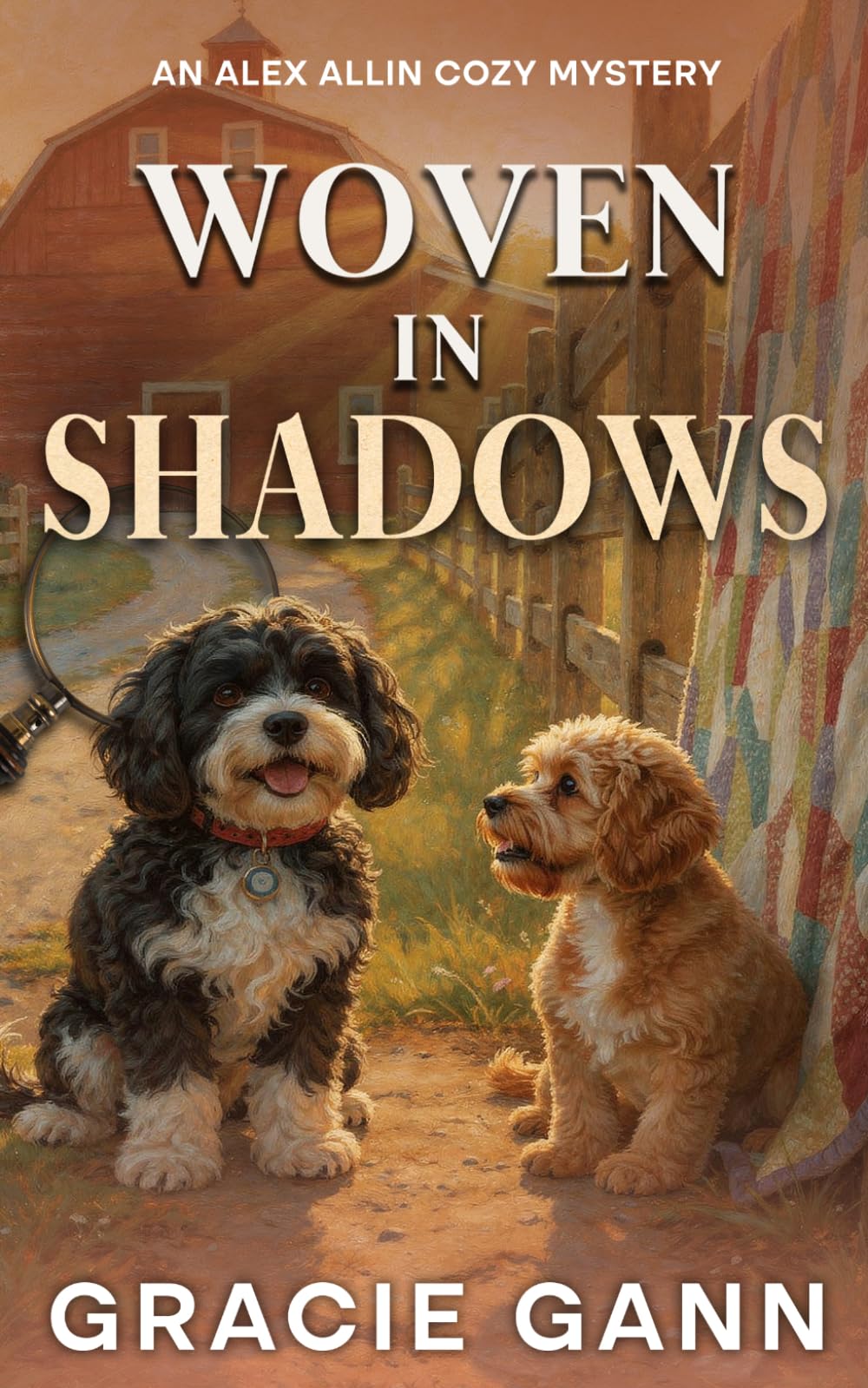 Woven in Shadows: A Clean Christian Cozy Mystery with a Loyal Dog, Hidden Letters, and a Historic Amish Quilt (Alex Allin Cozy Mysteries)