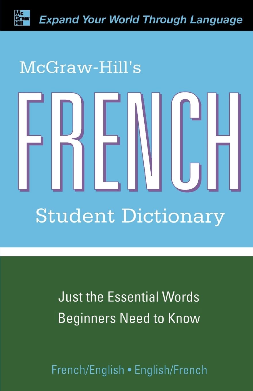 McGraw-Hill's French Student Dictionary (McGraw-Hill Dictionary Series) - 5337