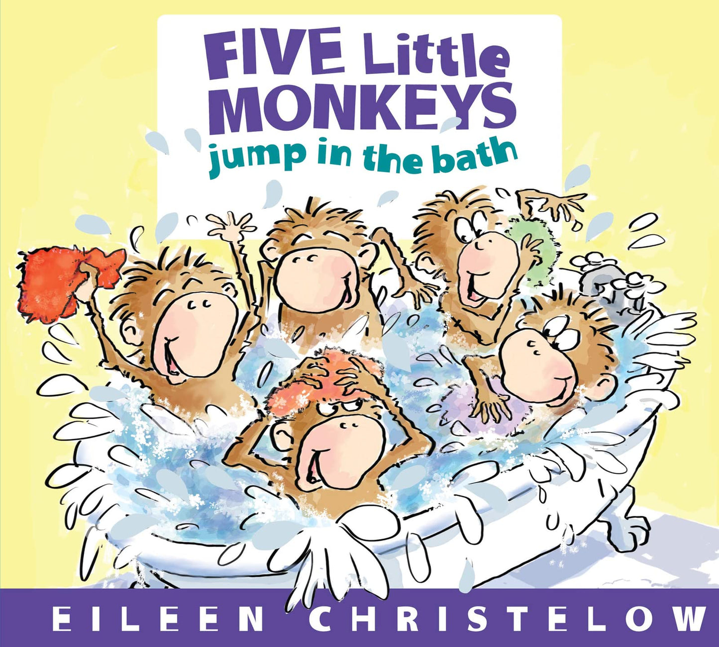 Five Little Monkeys Jump in the Bath (A Five Little Monkeys Story) - 6500