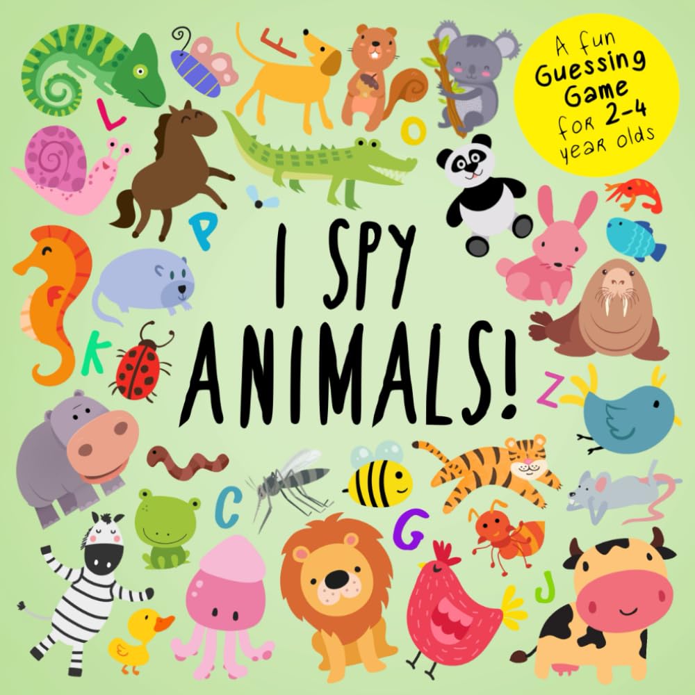 I Spy - Animals!: A Fun Guessing Game for 2-4 Year Olds (I Spy Book Collection for Kids) - 1148