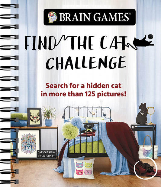 Brain Games - Find the Cat Challenge: Search for a Hidden Cat in More Than 125 Pictures! (Volume 2) (Brain Games - Picture Puzzles) - 1570
