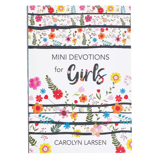 Mini Devotions For Girls - 180 Short and Inspirational Devotions to Encourage, Softcover Gift Book for Tweens - 4485
